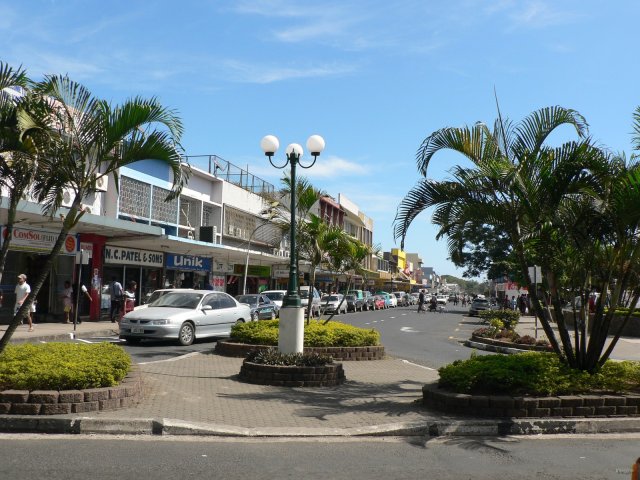 07- Une rue commercante de Lautoka 